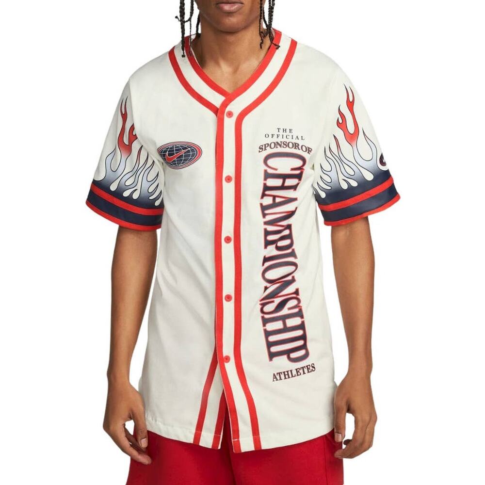 NWT Nike Americana Championship Baseball Jersey Mens Size Large (DV9642-133)